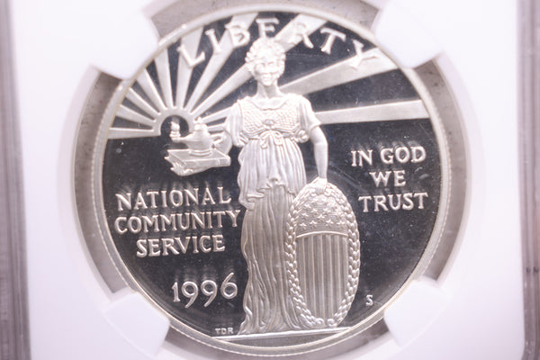 1996-S Community Service., Commemorative., NGC PF69., Store #539