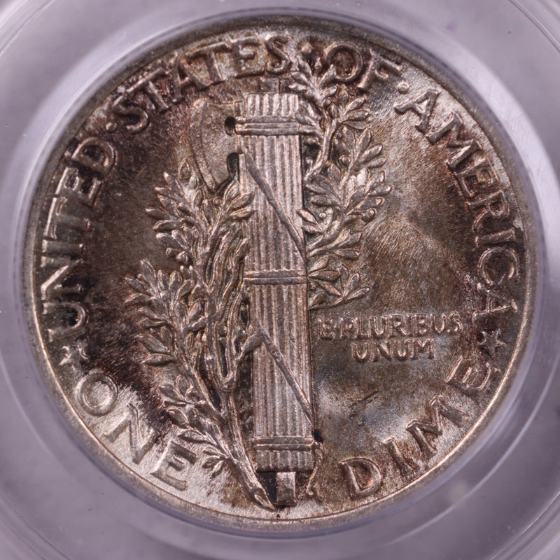 1916 Mercury Silver Dime., NGC MS64 FB., Store