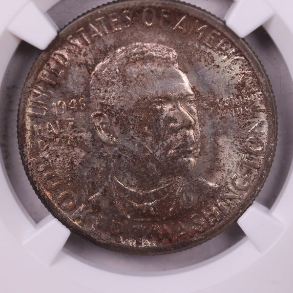 1946 Booker T. Washington Silver Commemorative., NGC MS66, Store #598