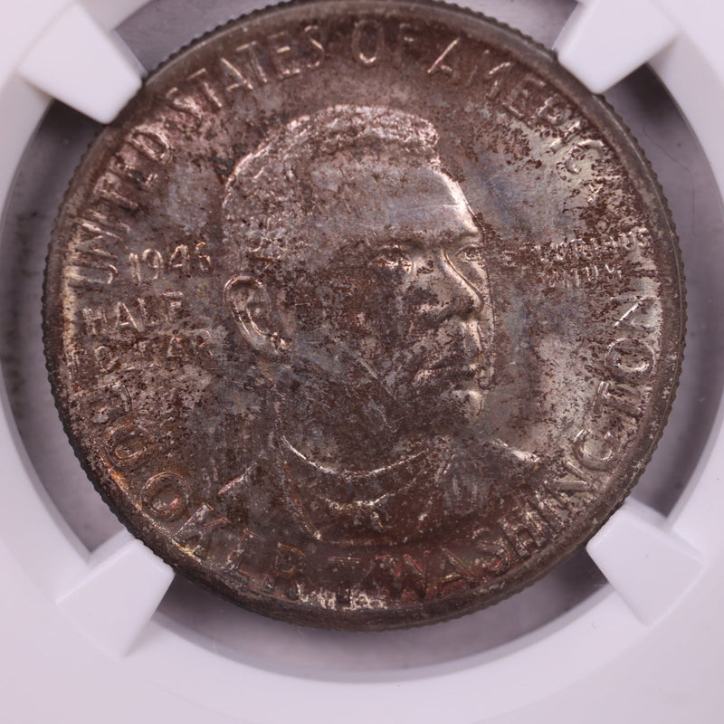 1946 Booker T. Washington Silver Commemorative., NGC MS66, Store