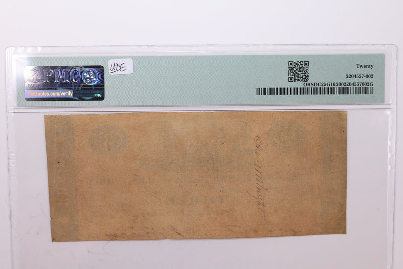 1815 $3., Obsolete Currency., Alexandria, D.C., PMG VF-20., Store