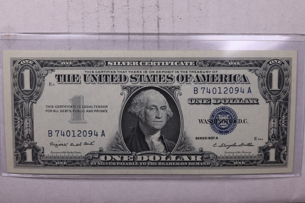 1957-A $1 Silver Certificate., Crisp Uncirculated., Store #0710