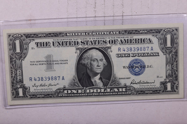 1957 $1 Silver Certificate., Crisp Uncirculated., Store #0716