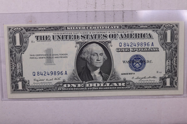 1957-A $1 Silver Certificate., Crisp Uncirculated., Store #0718