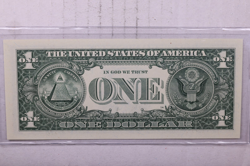 2013, $1., F.R.N., Repeater Serial Nr., Crisp Uncirculated., Store