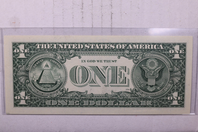 1999, $1., F.R.N., Repeater Serial Nr., Crisp Uncirculated., Store