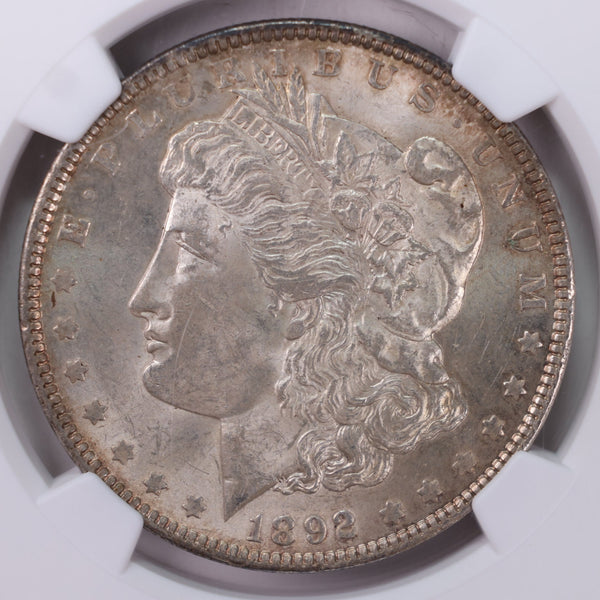 1892 Morgan Silver Dollar., Collectible Coin., NGC MS-62., STORE# GDR017