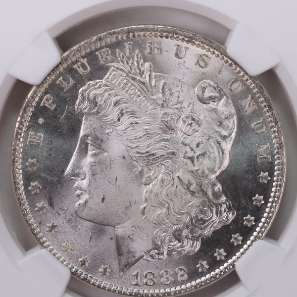 1882 Morgan Silver Dollar., Collectible Coin., NGC MS-64., STORE# GDR020