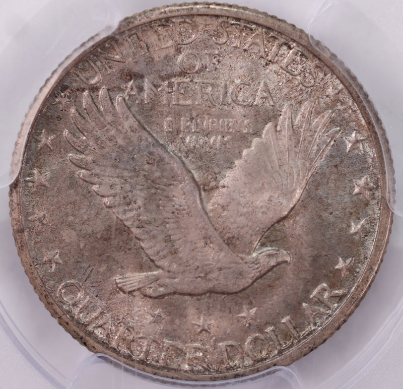 1924-D Standing Liberty Quarter., PCGS Certified MS-64., STORE