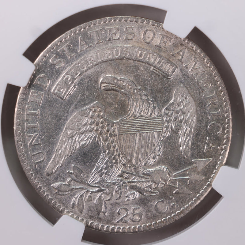 1819 Cap Bust Quarter., Small 9., B-3., NGC XF-45., STORE