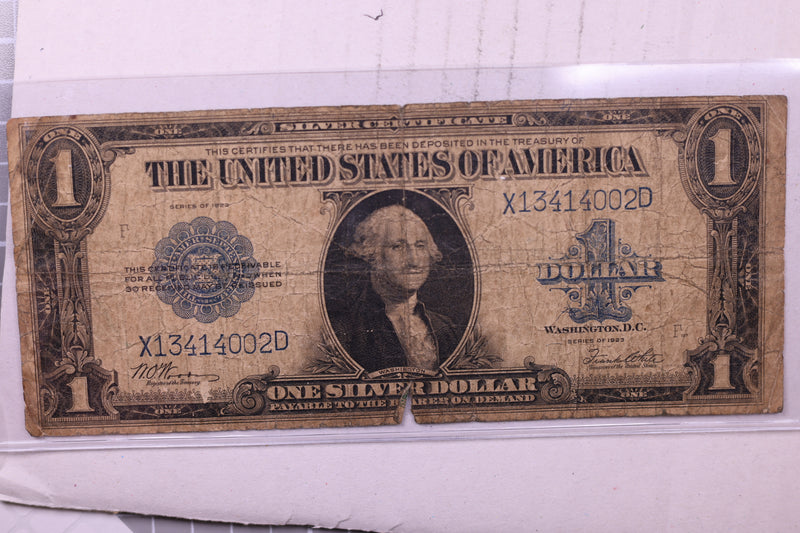 1923 $1., Large Size Silver Certificate., Circulated.,  Store