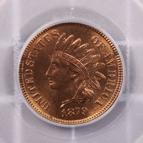 1879 Indian Head Cents., PCGS MS64 Red., Store #0860