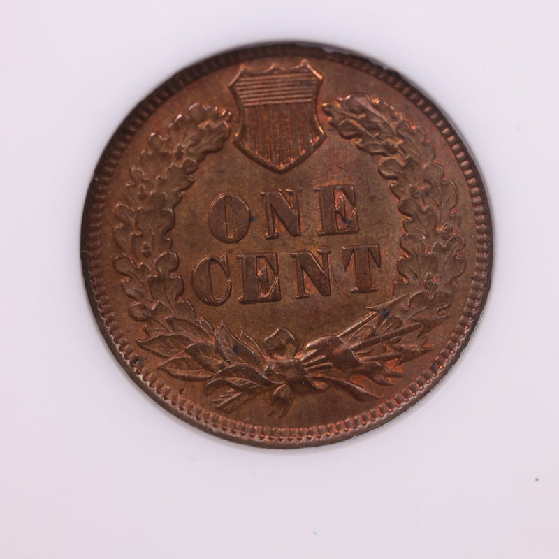 1900 Indian Head Cents., ANACS MS65., Red/Brown., Store