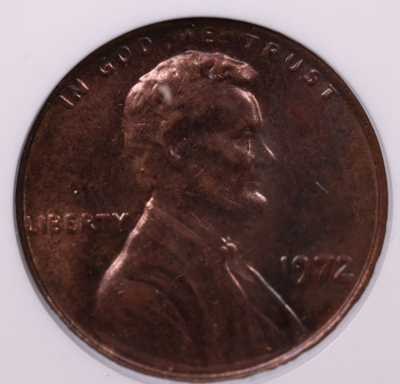 1972 Lincoln Memorial Cents., ANACS MS65 R/B. FS-033.53, Store