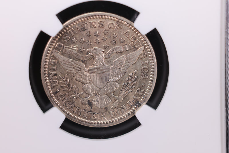 1915-D Barber Silver Quarter., NGC Graded AU-50. Store