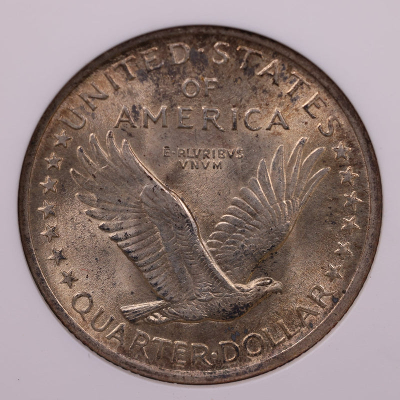 1917 Standing Liberty Quarter., Type-1., ANACS MS64., F.H., Store