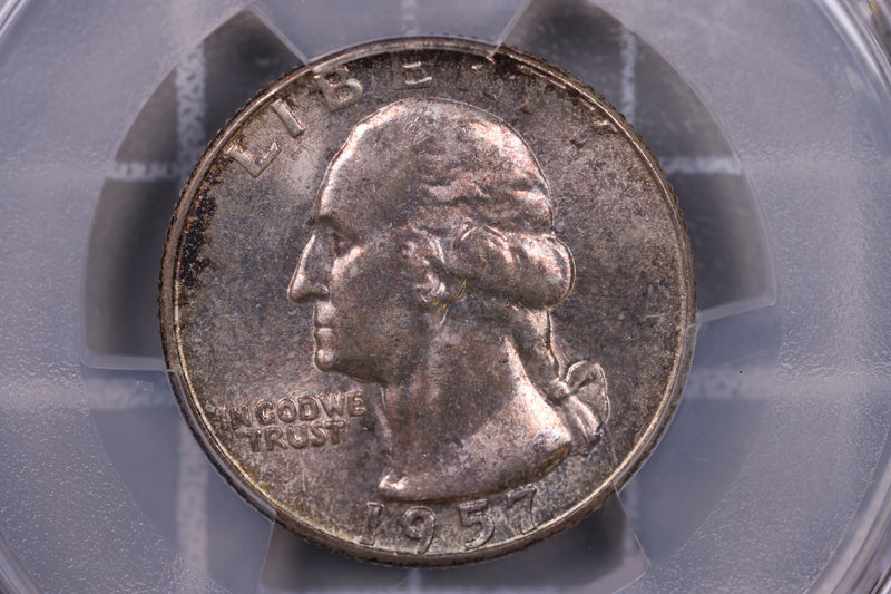 1958-D Washington Silver Quarter., PCGS MS-66., Store