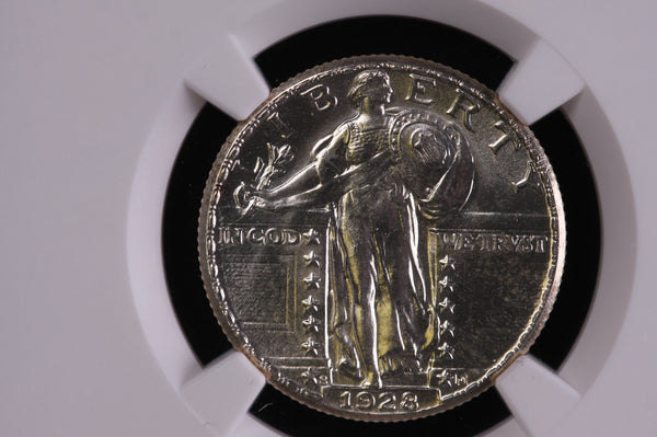 1928-S Standing Liberty Quarter, NGC MS-64, Blast White Strike. #23031007