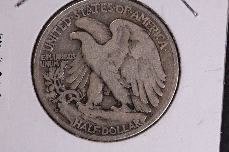 1935-D Walking Liberty Half Dollar.  Circulated Condition. Store