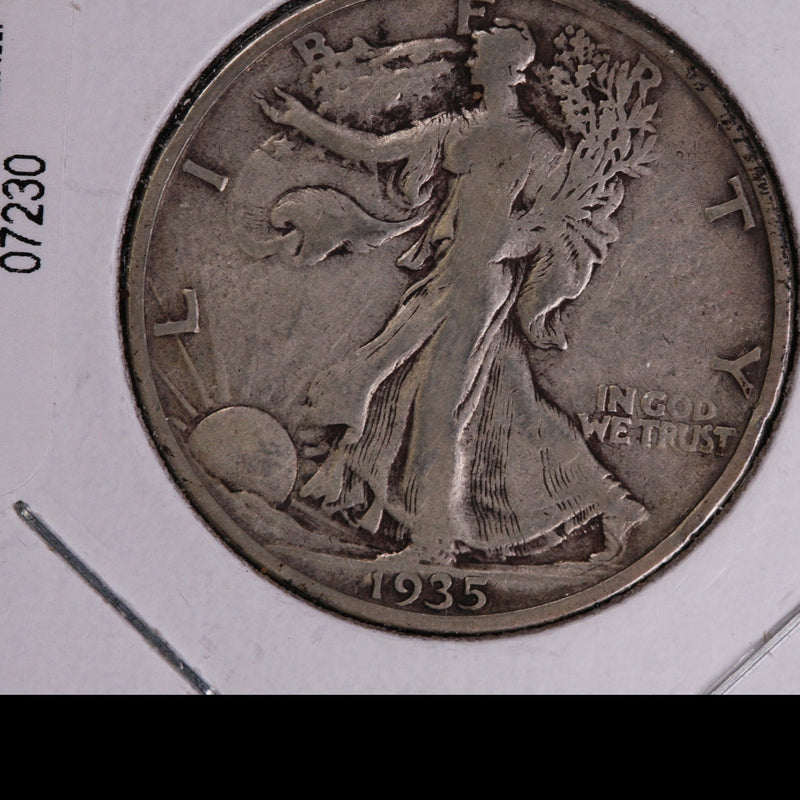 1935-S Walking Liberty Half Dollar.  Circulated Condition. Store