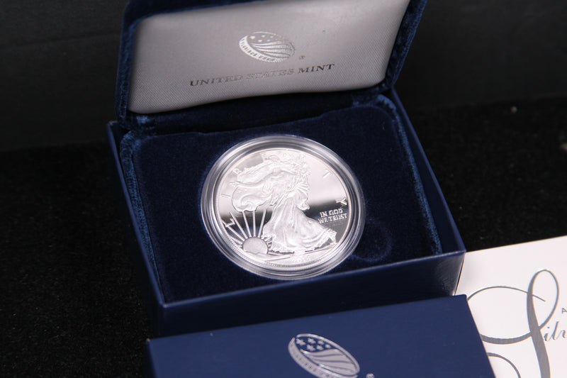 2014 Proof American Silver Eagle, Original Government Package.