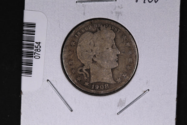 1908-O Barber Quarter.  Affordable Collectible Coin.  Store # 07854