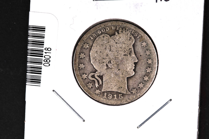 1915-D Barber Quarter. Affordable Collectible Coin. Store