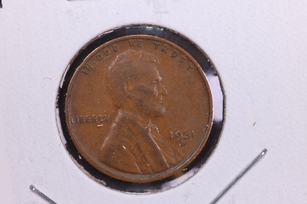 1931-S Lincoln Wheat Small Cent.  Affordable Collectible Coin. Store # 11574