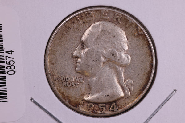 1954 Washington Quarter. Affordable Collectable Coin. Store # 08574