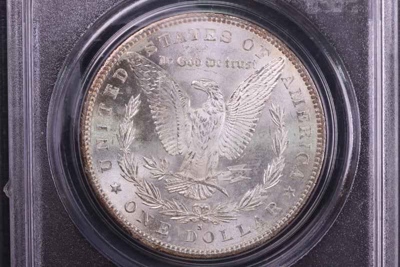 1881-S Morgan Silver Dollar, PCGS Certified MS63. Store