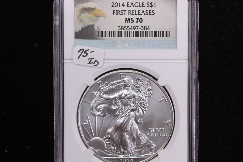 2014 American Silver Eagle, First Releases, NGC MS70, Store