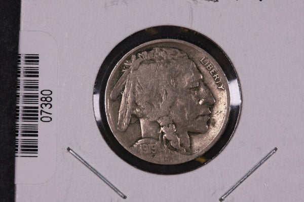 1919-S Buffalo Nickel, Average Circulated Coin.  Store #07380