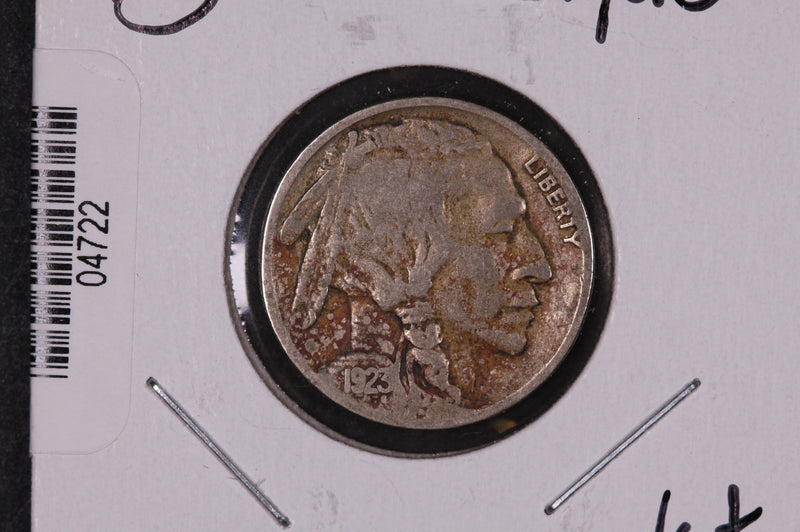 1923 Buffalo Nickel, Average Circulated Coin.  Store