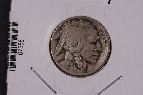 1923-S Buffalo Nickel, Average Circulated Coin.  Store #07388