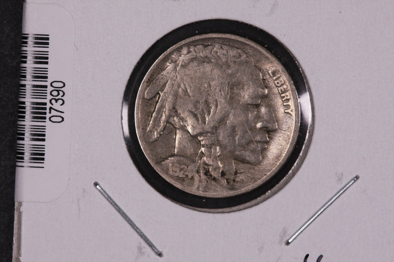 1924-D Buffalo Nickel, Average Circulated Coin.  Store