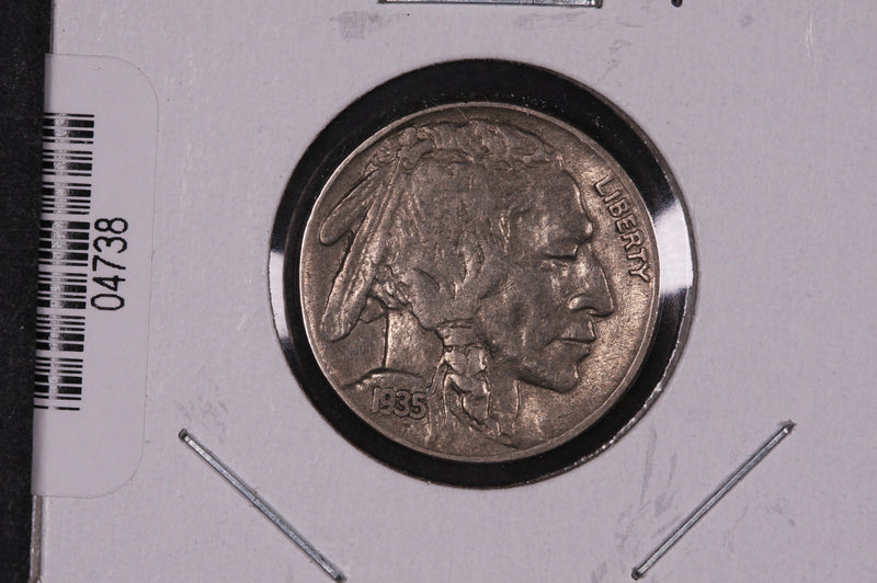 1935 Buffalo Nickel, Average Circulated Coin.  Store