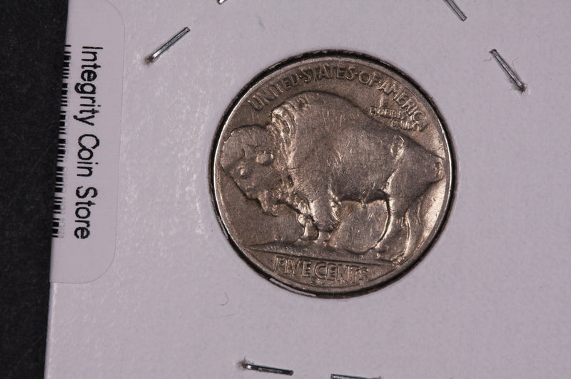 1935-S Buffalo Nickel, Average Circulated Coin.  Store