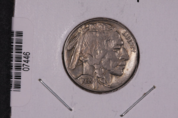 1935-S Buffalo Nickel, Average Circulated Coin.  Store #07446