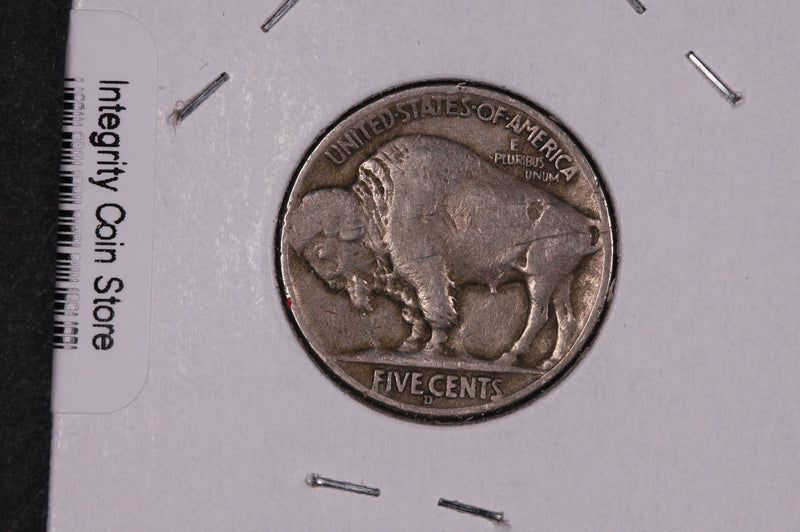 1936-D Buffalo Nickel, Average Circulated Coin.  Store