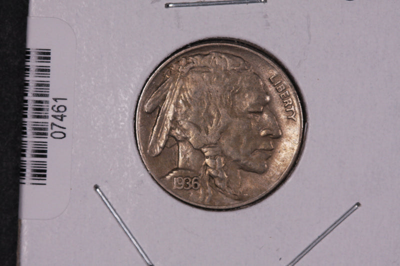 1936-D Buffalo Nickel, Average Circulated Coin.  Store