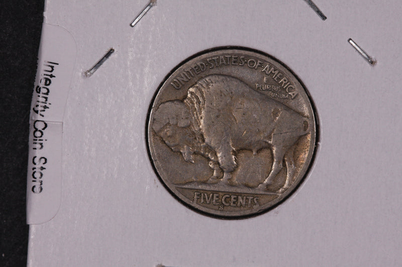 1936-S Buffalo Nickel, Average Circulated Coin.  Store