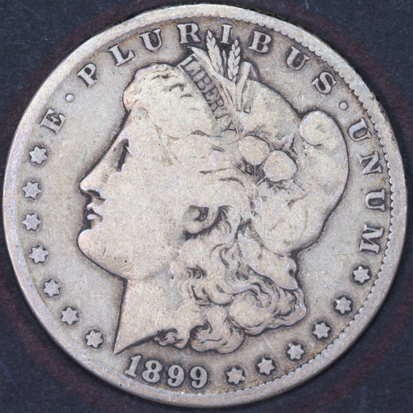 1899-O Morgan Silver Dollar, About Good Circulated Coin, Store #DR0099