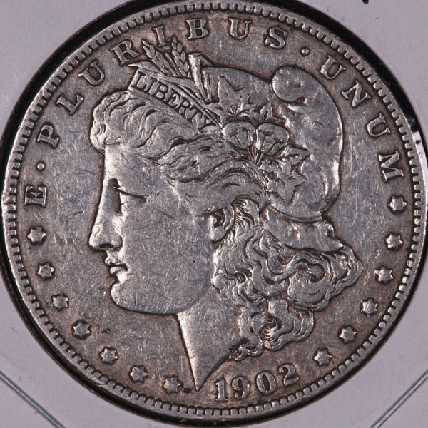 1902 Morgan Silver Dollar, Very Fine Circulated Coin, Store #DR0414