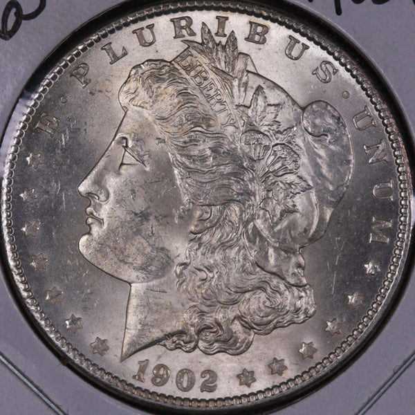 1902-O Morgan Silver Dollar, Gem Mint State Uncirculated Coin, Store #DR0109