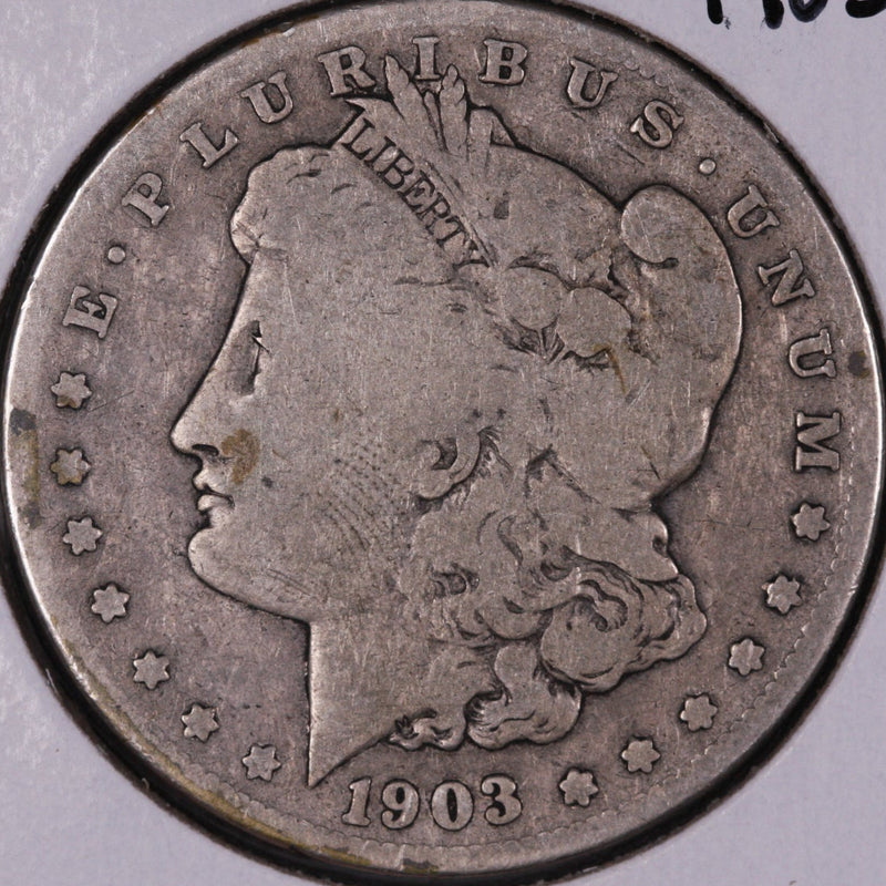 1903-S Morgan Silver Dollar, About Good Circulated Coin, Store