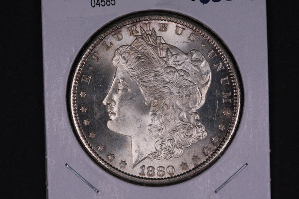 1880-S Morgan Silver Dollar, Gem Mint State.,  Store #04585