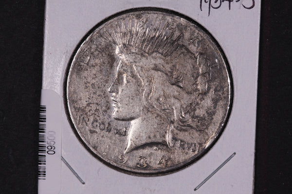 1934-S Peace Silver Dollar, Affordable Collectible Coin, Store #09500