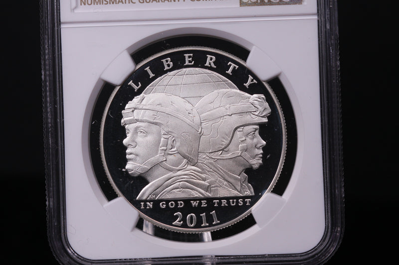 2011-P United States Army Commemorative. Silver $1.  NGC PF-69 Ultra Cameo.