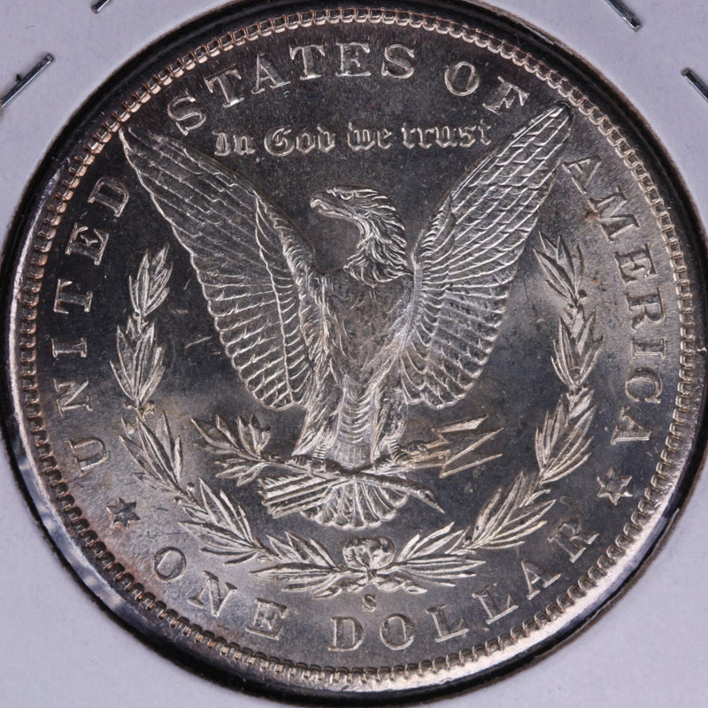 1881-S Morgan Silver Dollar, Mint State Uncirculated Coin, Store