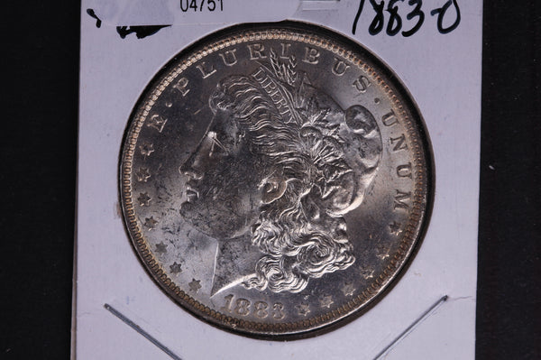 1883-O Morgan Silver Dollar, Un-Circulated condition.  Coin Store #04751